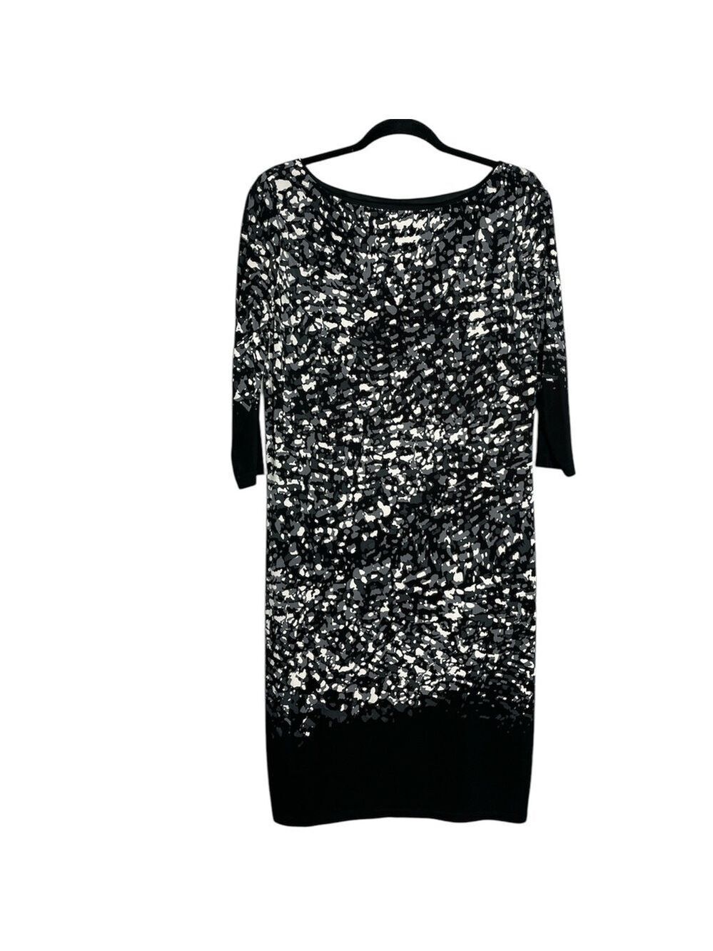 Evan-Picone Jersey Knit Knee Length Boat Neck Dress, size 8